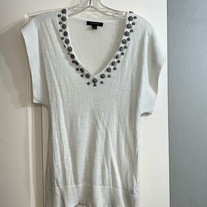 Banana Republic Embelished Blouse. Size S.